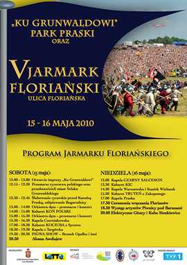 Program V Jarmarku Floriańskiego w Warszawie