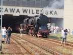 Pociąg historyczny na Dworcu Warszawa Wileńska