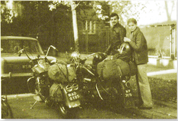 Mikołaj z Wanda Gródeccy i ich Harleye Davidsony