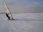 Warszawscy windsurferzy zimą