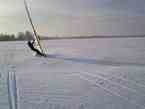 Warszawscy windsurferzy zimą