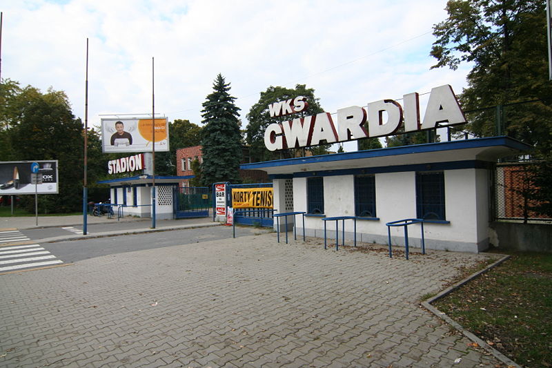 wejście stadionu Gwardii Warszawa