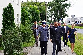 Premier Rządu RP pan Donald Tusk zwizytował w sobotę Komisariat Policji Warszawa Włochy