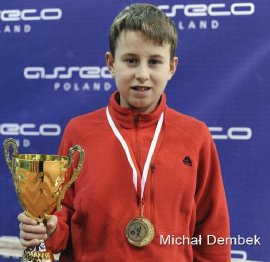 Michał Dembek (Mera Warszawa) - najlepszy polski 14 latek