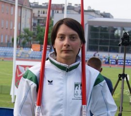 MAłgorzata Czenska, AZS AWF Warszawa, mistrzyni Polski w rzucie oszczepem 