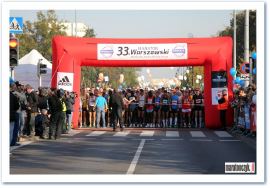 Start Maratonu Warszawskiego