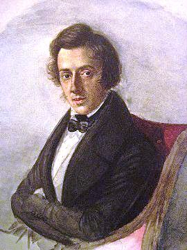 Portret Chopina pędzla Marii Wodzińskiej (16 lat)