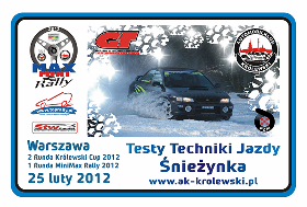 2 runda Testów Techniki Jazdy 2012 „2 TTJ Śnieżynka”