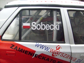 Samochód rallycrosowy Darka Sobeckiego