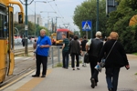 Wykolejenie tramwaju przy stacji Metro Wilanowska