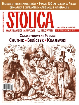 Pierwsza strona październikowego Magazynu Stolica