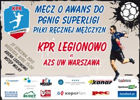 Plakat meczu I Ligi