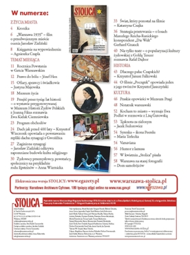 Magazyn Stolica nr 4 z 2013 r. - spis treści.