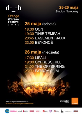 Orange Warsaw Festival - plakat