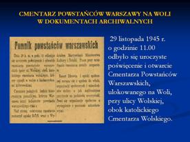 Prezentacja Archiwum m.st. Warszawy