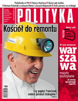 Polityka - okładka wydania z dodatkiem o Warszawie