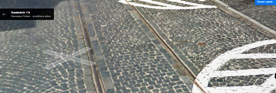 Tory na ulicy Śniadeckich w Warszawie (fot.Google Street View)