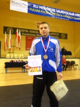 Daniel Marciniak III m-ce w kat. 54 kg
