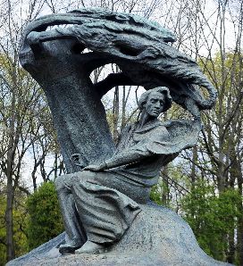 Pomnik Chopina w Warszawie. Fot. Cezary Piwowarski