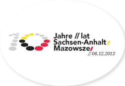 10 lat partnerstwa Saksonii-Anhalt i Mazowsza - logo