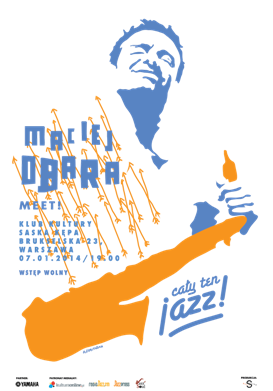 Cały ten jazz! Maciej Obara na Saskiej Kępie. Plakat
