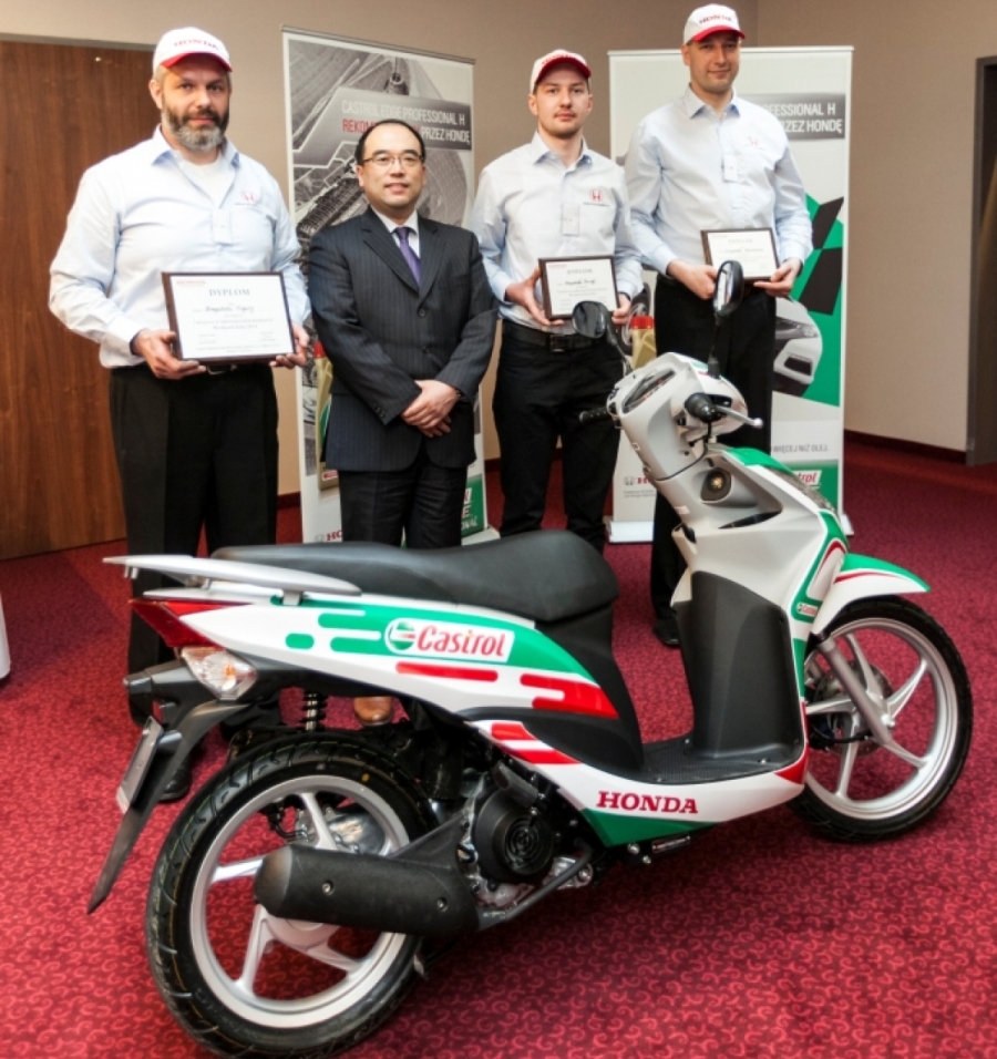 Laureaci konkursu Mechanik Roku firmy Honda
