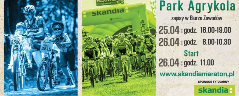 Skandia Maraton Lang Team 2014 w Warszawie - część plakatu