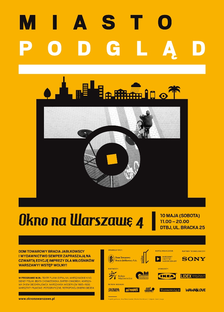 Okno na Warszawę - plakat