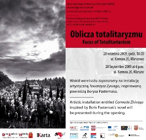 Zaproszenie na wystawę Ojczyzna - oblicza totalitaryzmu