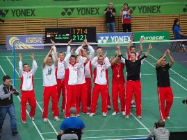 Radość polskich badmintonistów