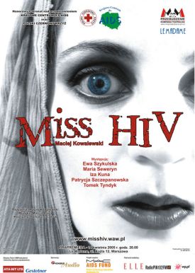 Plakat Miss HIV (Parnas)
