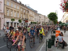 Masa krytyczna w Warszawie - lipiec 2006