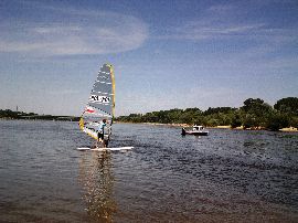 Windsurferzy na Wiśle