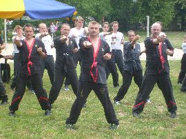 Pokazy prezentowane przez członków Polskiego Stowarzyszenia Wing Tsung Kung Fu 