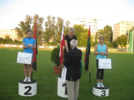 podium 400 m kobiet