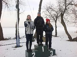 Zwycięzcy w klasie Kobiet/Juniorek MP w Żeglarstwie Lodowym