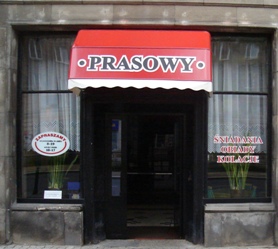 Bar mleczny Prasowy, zdjęcie historyczne.