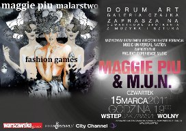 FASHION GAMES by MAGGIE PIU & M.U.N w Galerii czajka Dorum Art