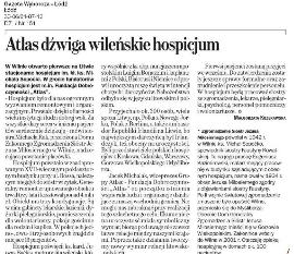 Atlkas dzwia wileńskie hospicjum