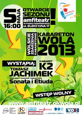 KABARETON WOLA 2013 - plakat