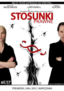 Plakat: Stosunki Prawne - Komedia damsko-męska oparta na aktach