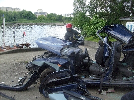 Strażacy - Dzień Dziecka w Komisariacie Rzecznym Policji