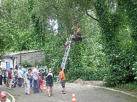 Park Linowy - Dzień Dziecka w Komisariacie Rzecznym Policji