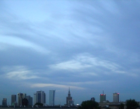 Niebo nad Warszawą, 12.08.2013 godzina 20:10