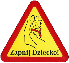 Znak: "zapnij dziecko"