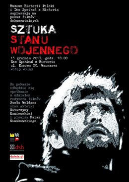 Cykl filmowy „Sztuka stanu wojennego” - plakat