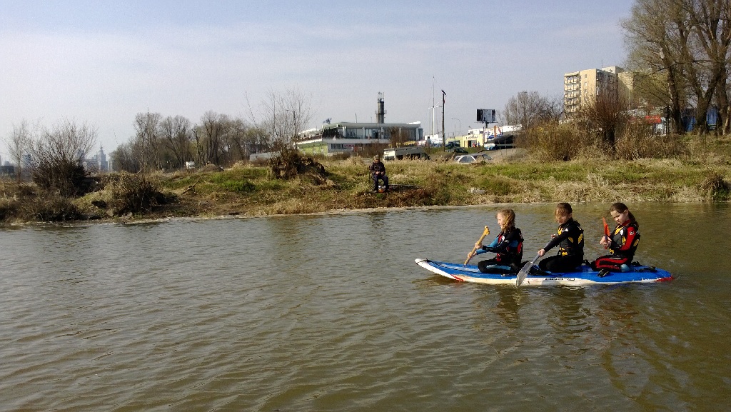 Windsurferzy na Wiśle