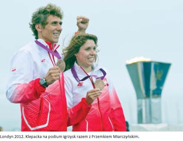 Zocha z Przemkiem Miarczyńskim na podium igrzysk olimpijskich. Londyn 2012